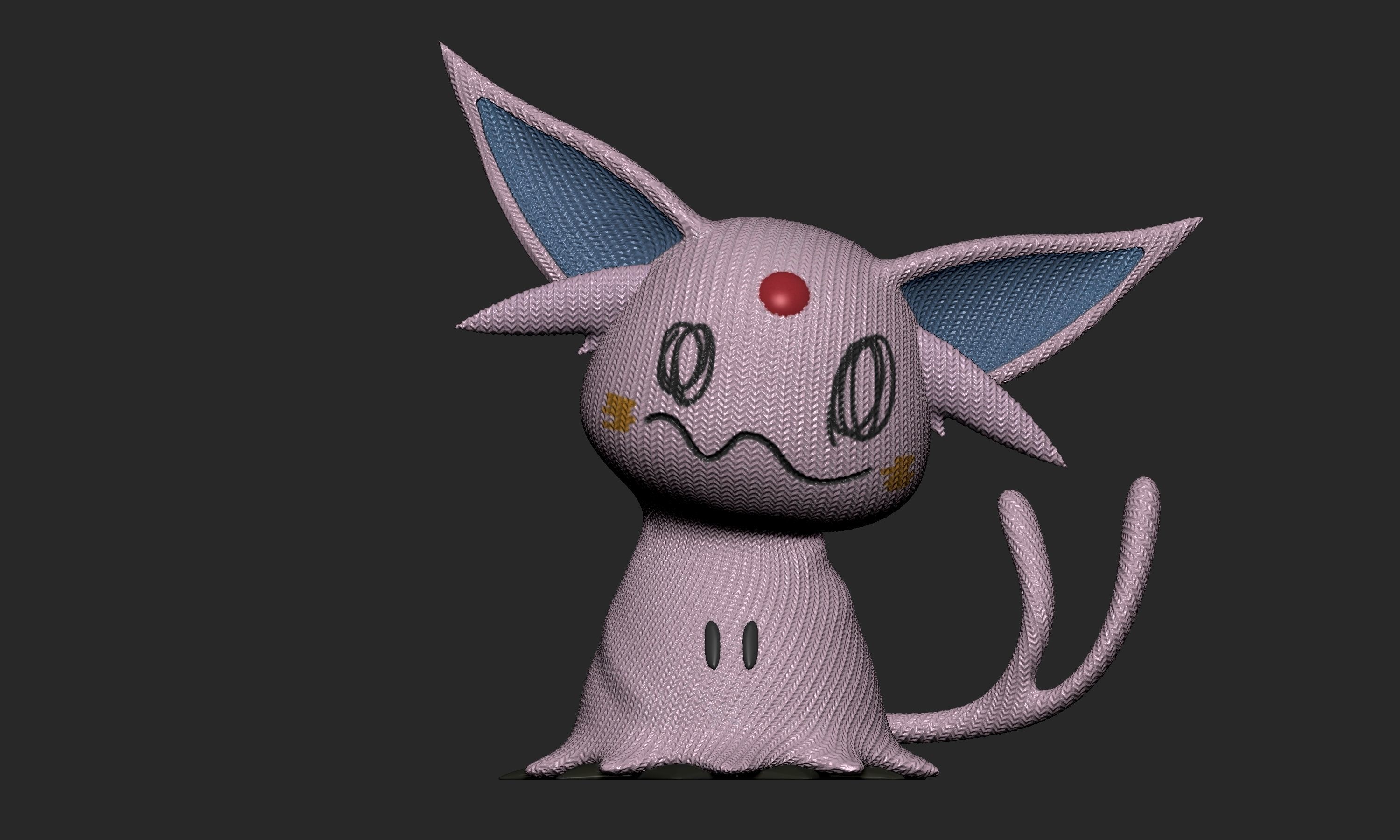 Pokemon - Mimikyu Espeon 3D print model_1
