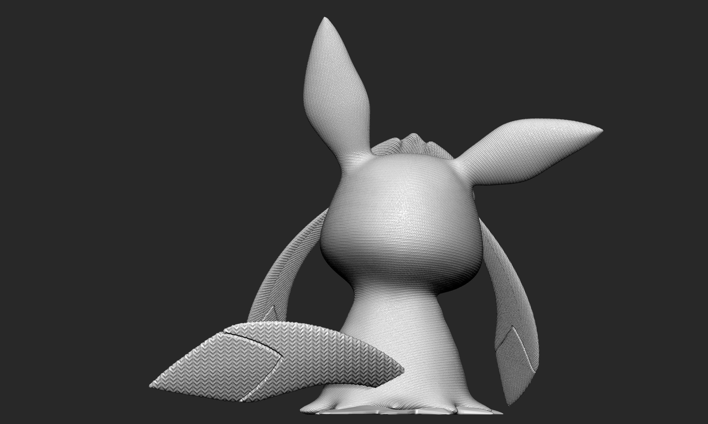 Pokemon - Mimikyu Glaceon 3D print model_6
