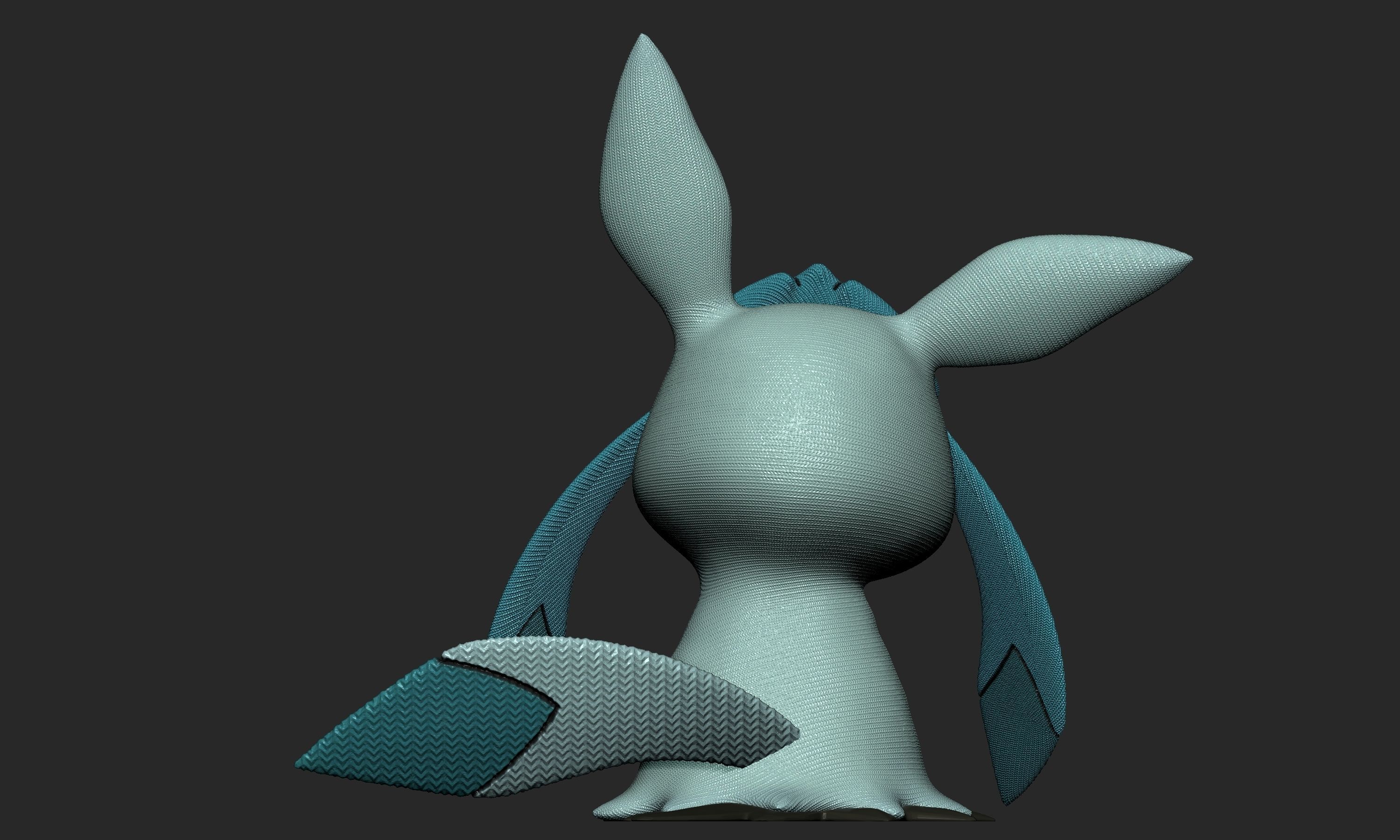 Pokemon - Mimikyu Glaceon 3D print model_5