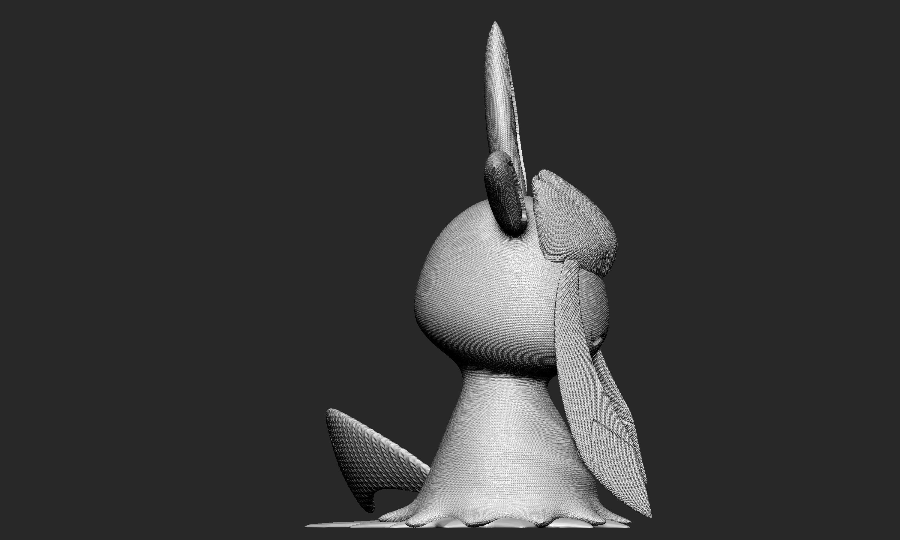 Pokemon - Mimikyu Glaceon 3D print model_7