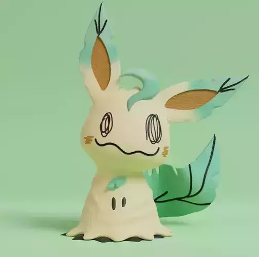 Pokemon - Mimikyu Leafeon