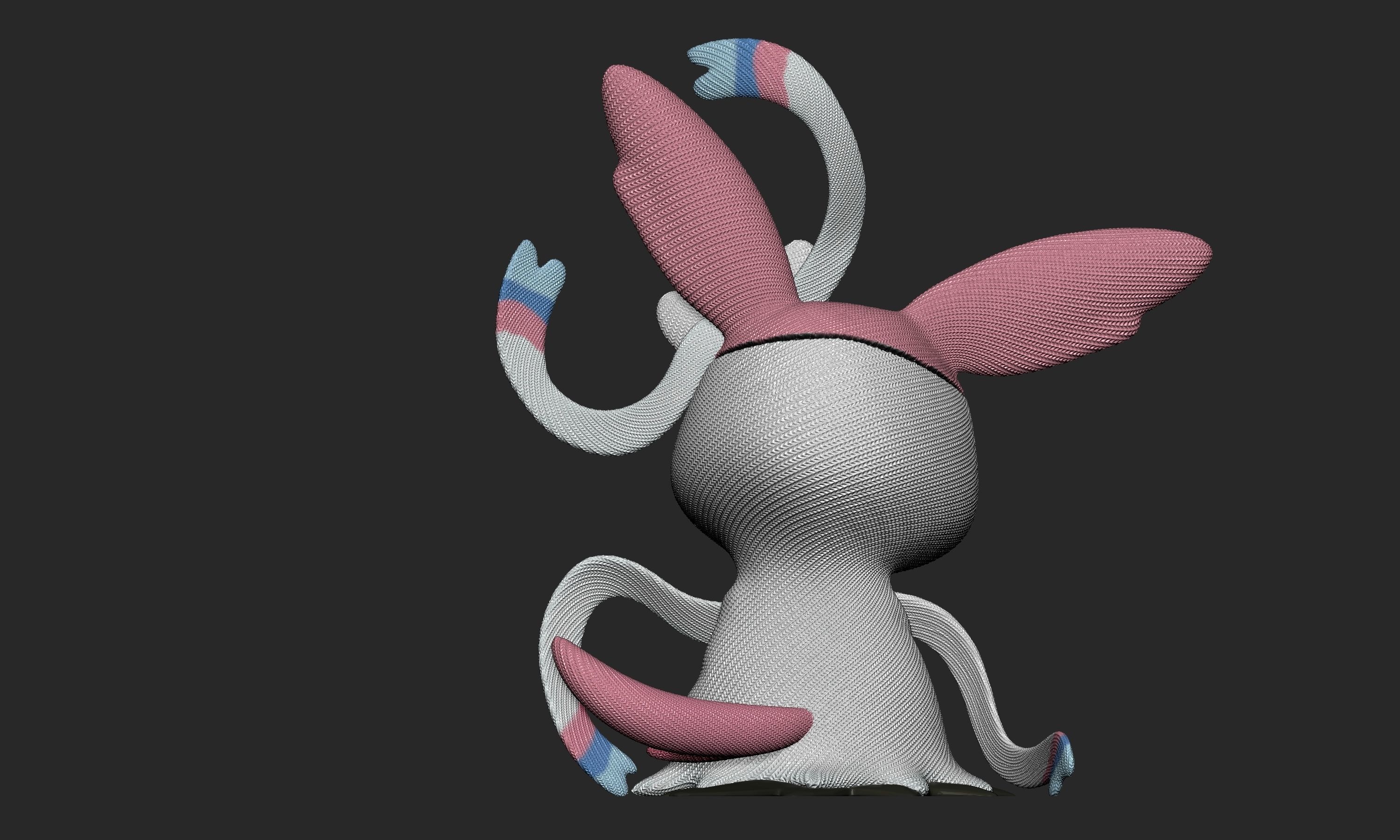 Pokemon - Mimikyu Sylveon 3D print model_5