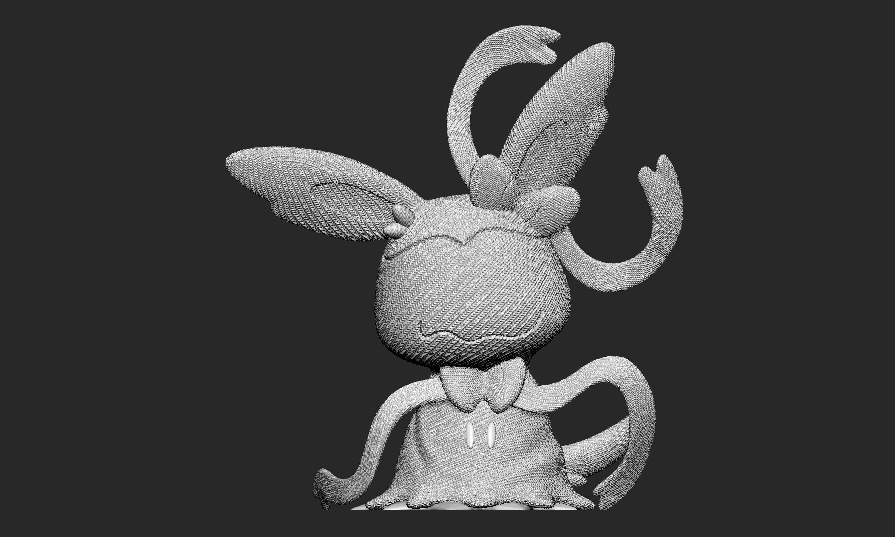 Pokemon - Mimikyu Sylveon 3D print model_2