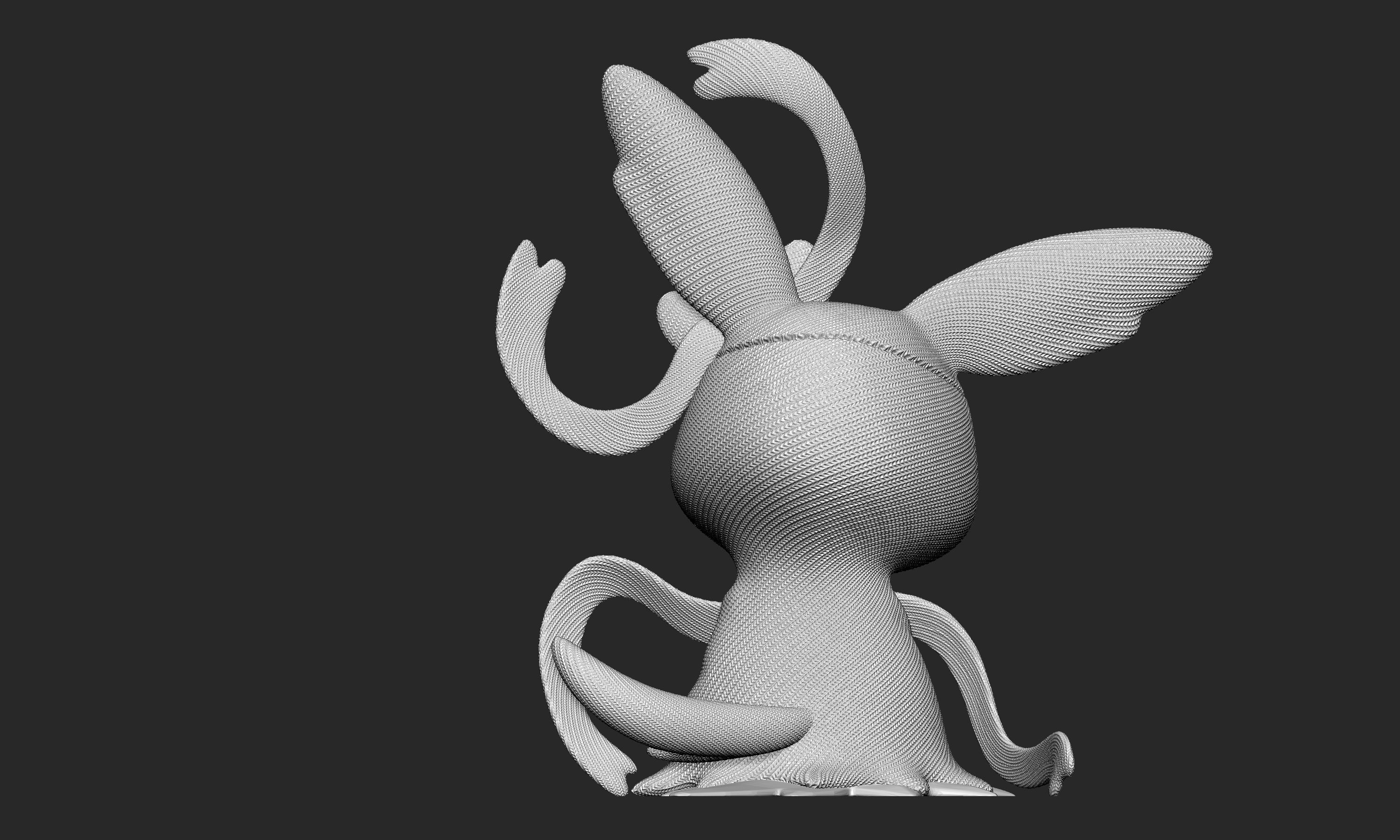 Pokemon - Mimikyu Sylveon 3D print model_6