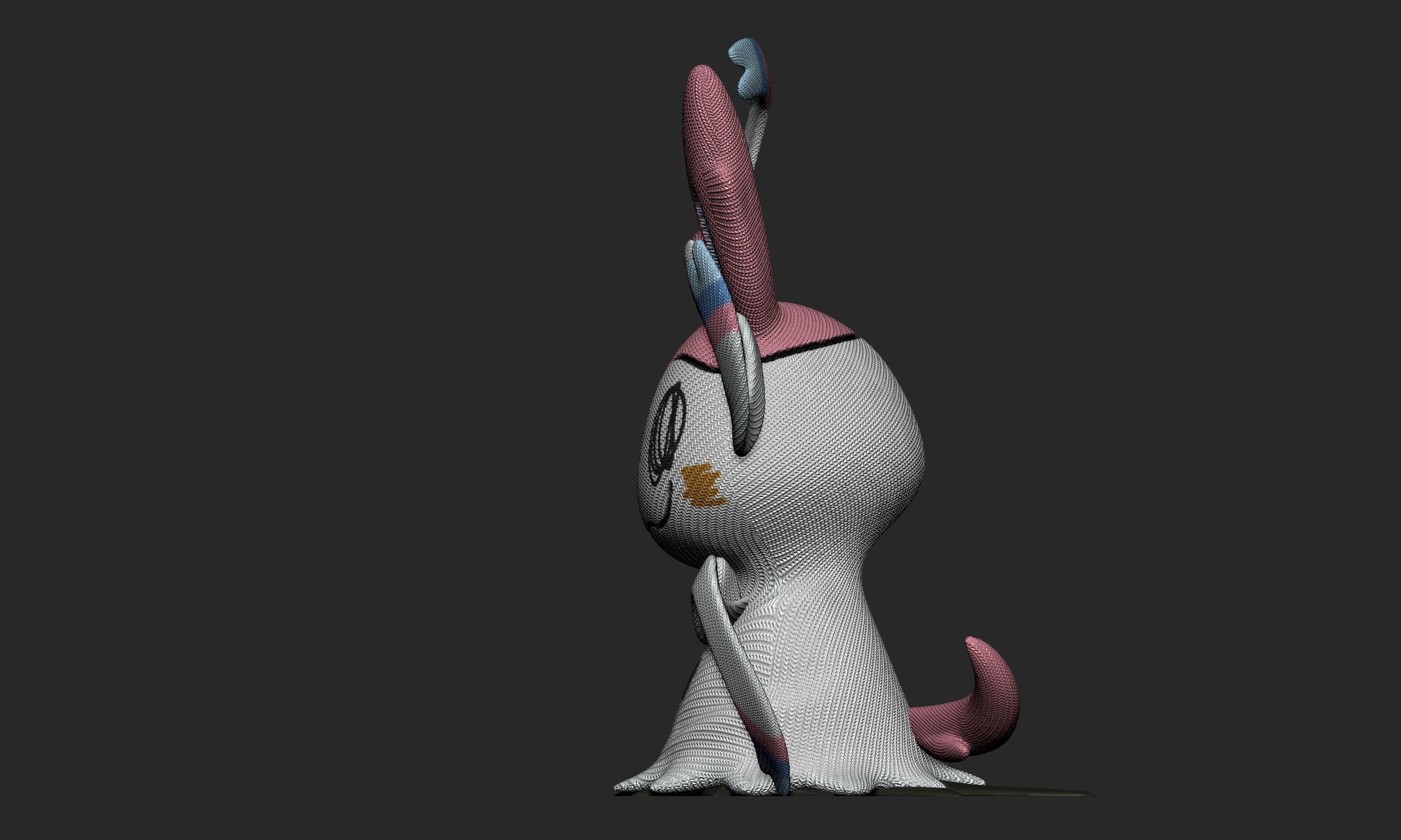 Pokemon - Mimikyu Sylveon 3D print model_4