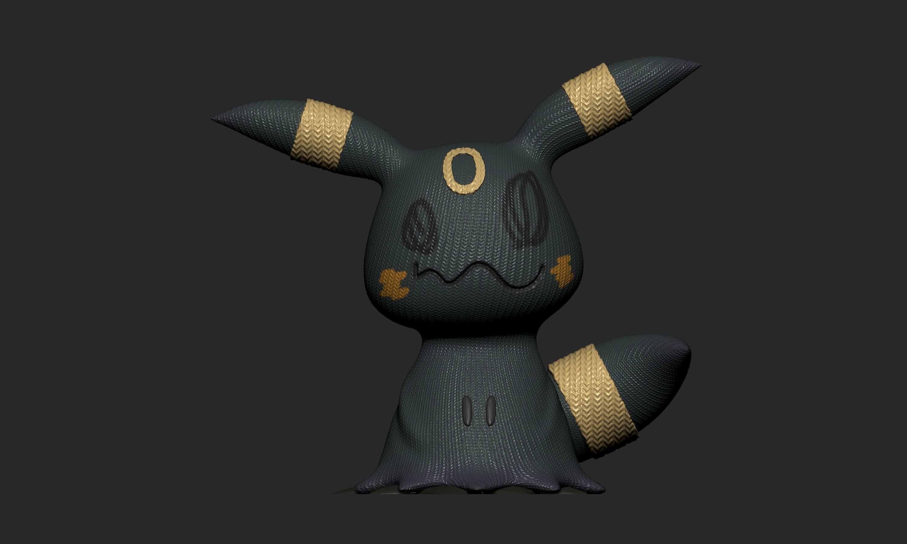 Pokemon - Mimikyu All Eeveelutions 3D print model_25