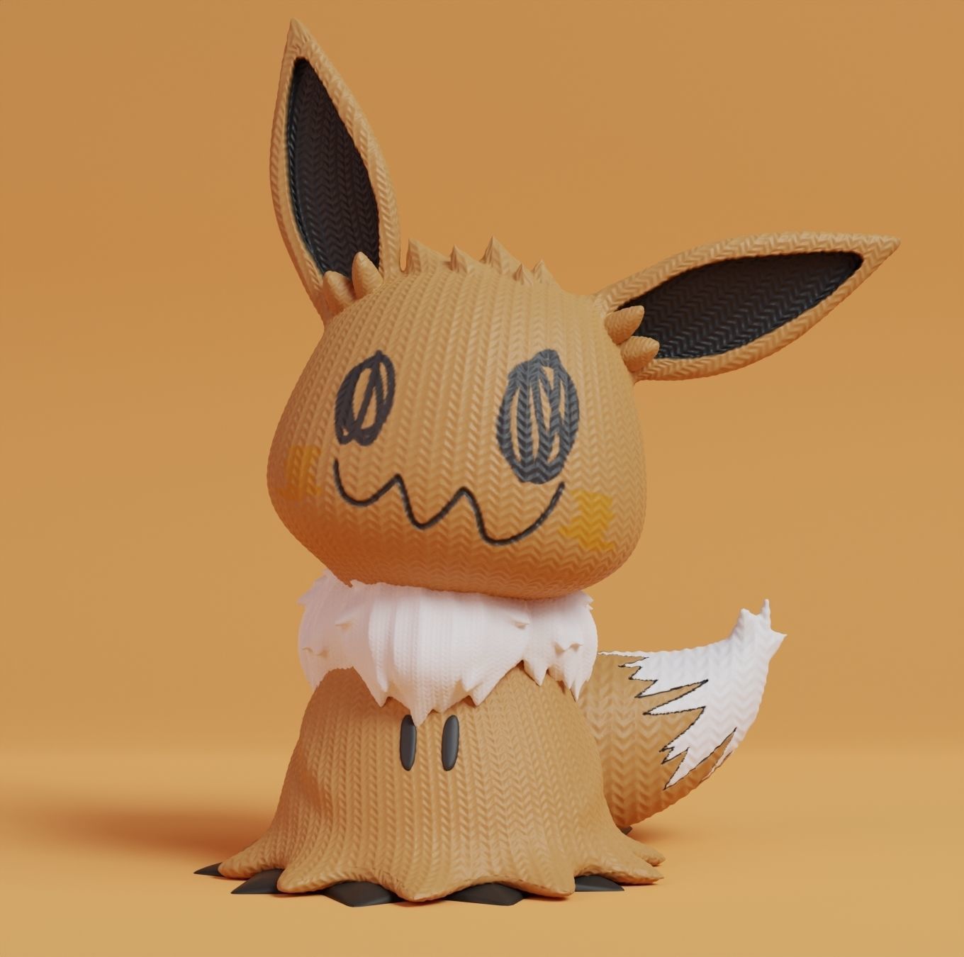 Pokemon - Mimikyu All Eeveelutions 3D print model_1