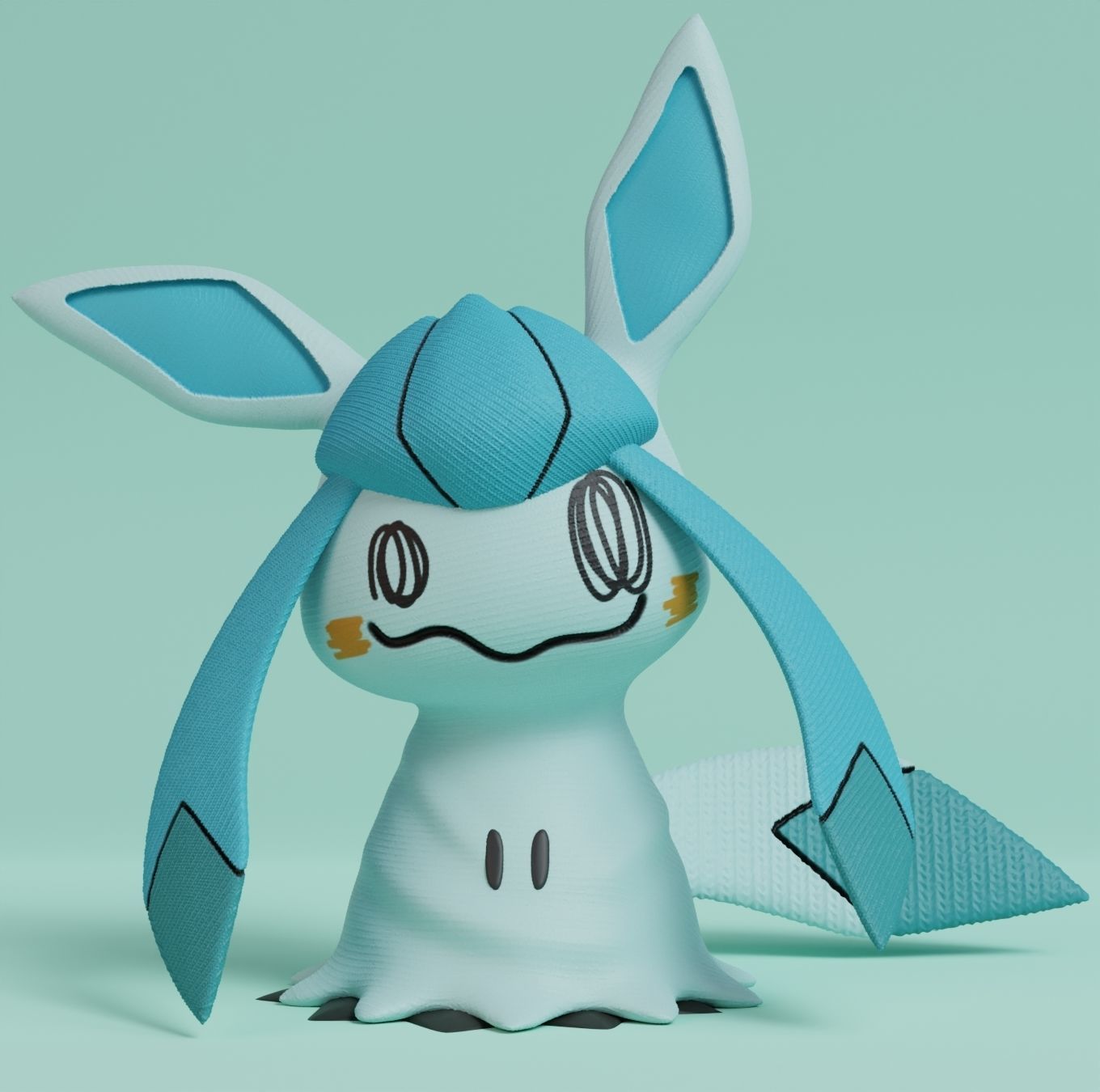 Pokemon - Mimikyu All Eeveelutions 3D print model_31