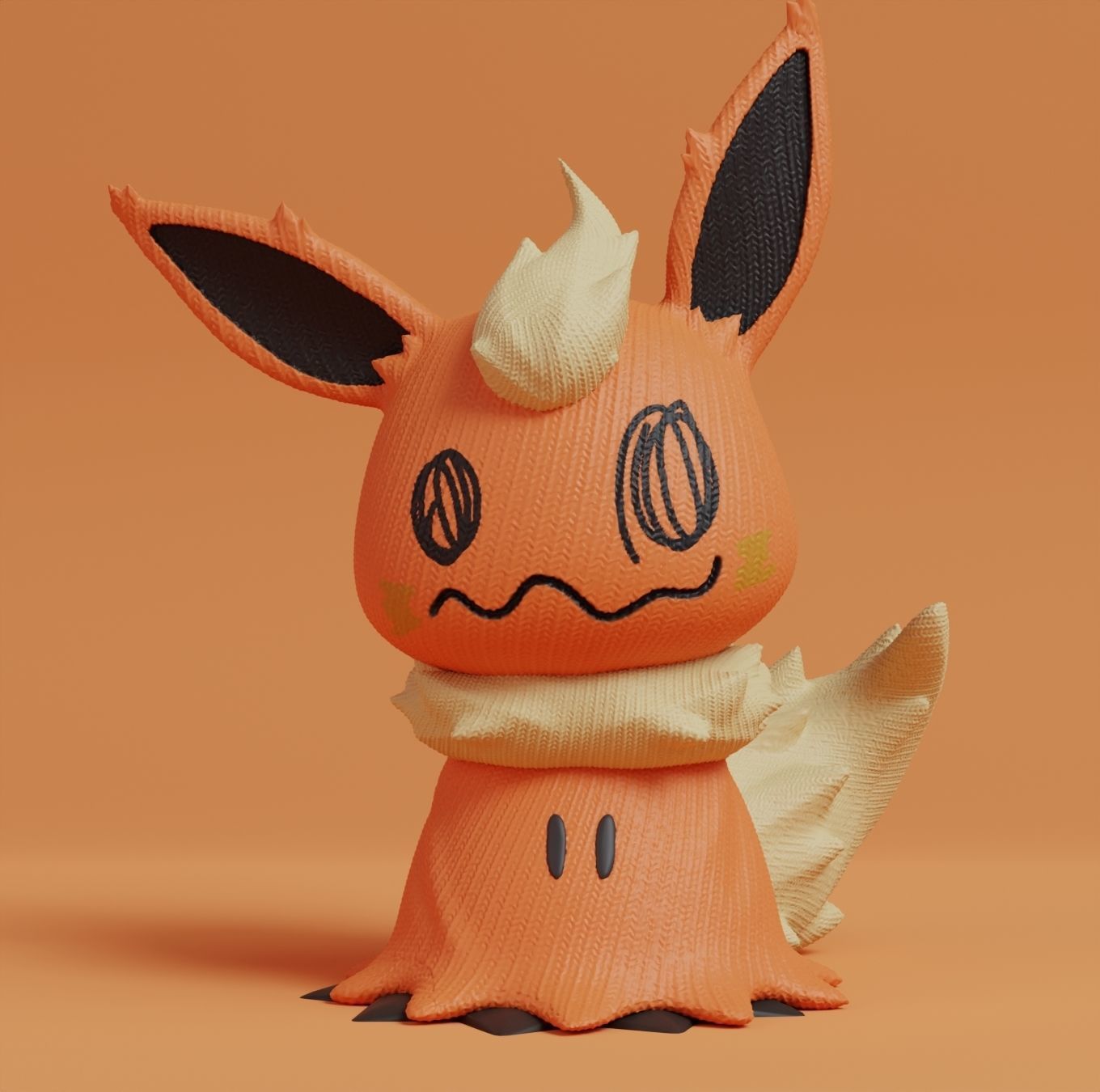 Pokemon - Mimikyu All Eeveelutions 3D print model_6