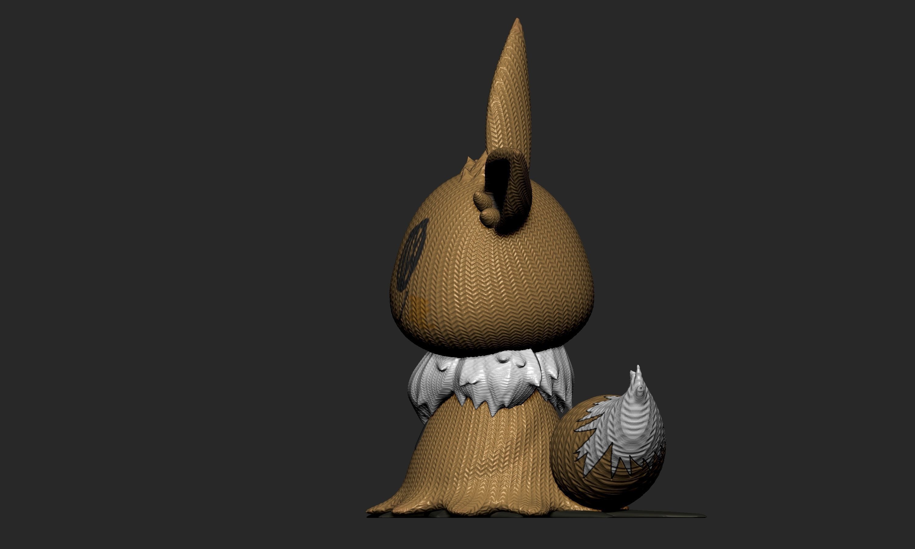 Pokemon - Mimikyu All Eeveelutions 3D print model_3