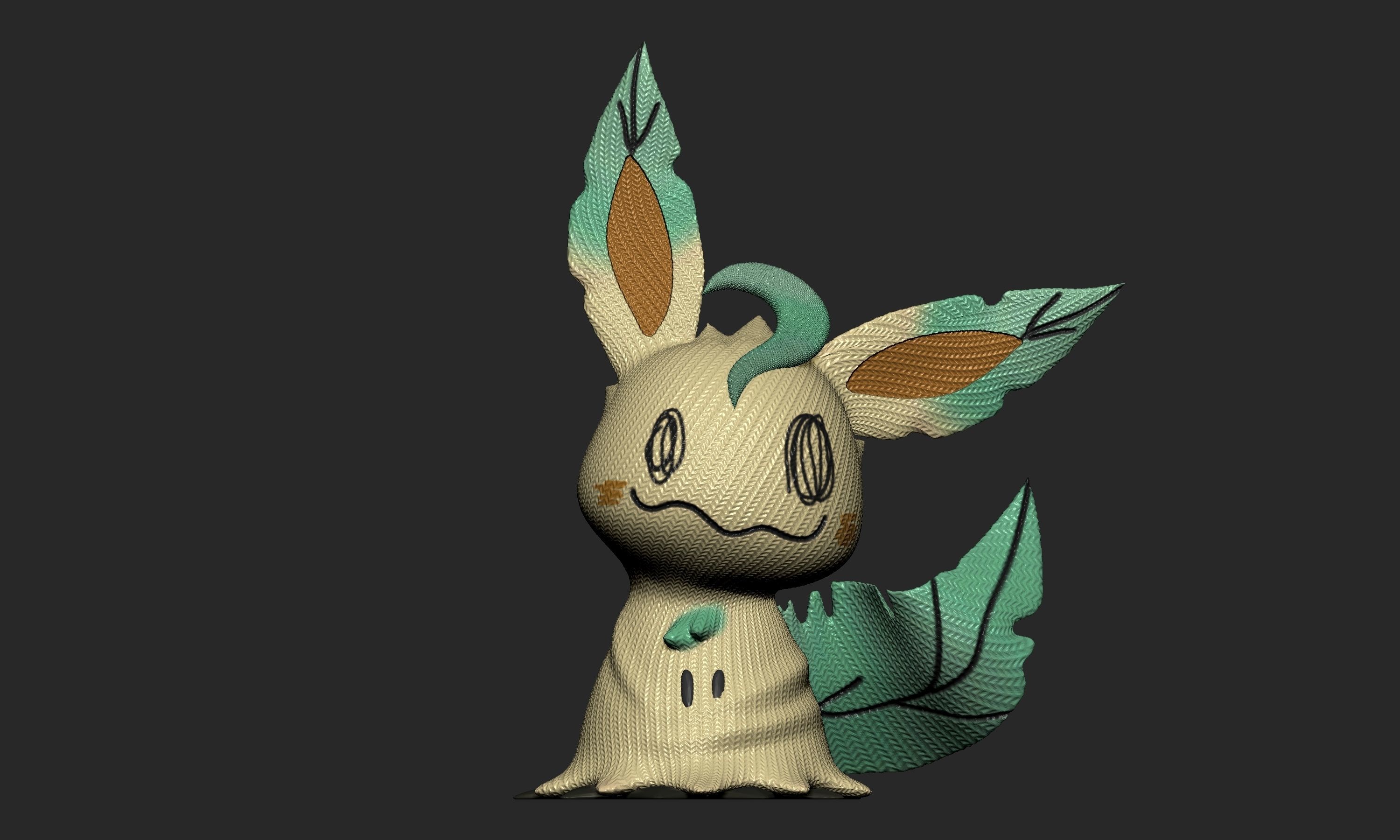 Pokemon - Mimikyu All Eeveelutions 3D print model_40