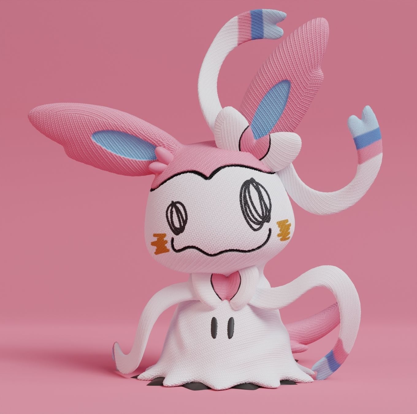 Pokemon - Mimikyu All Eeveelutions 3D print model_41
