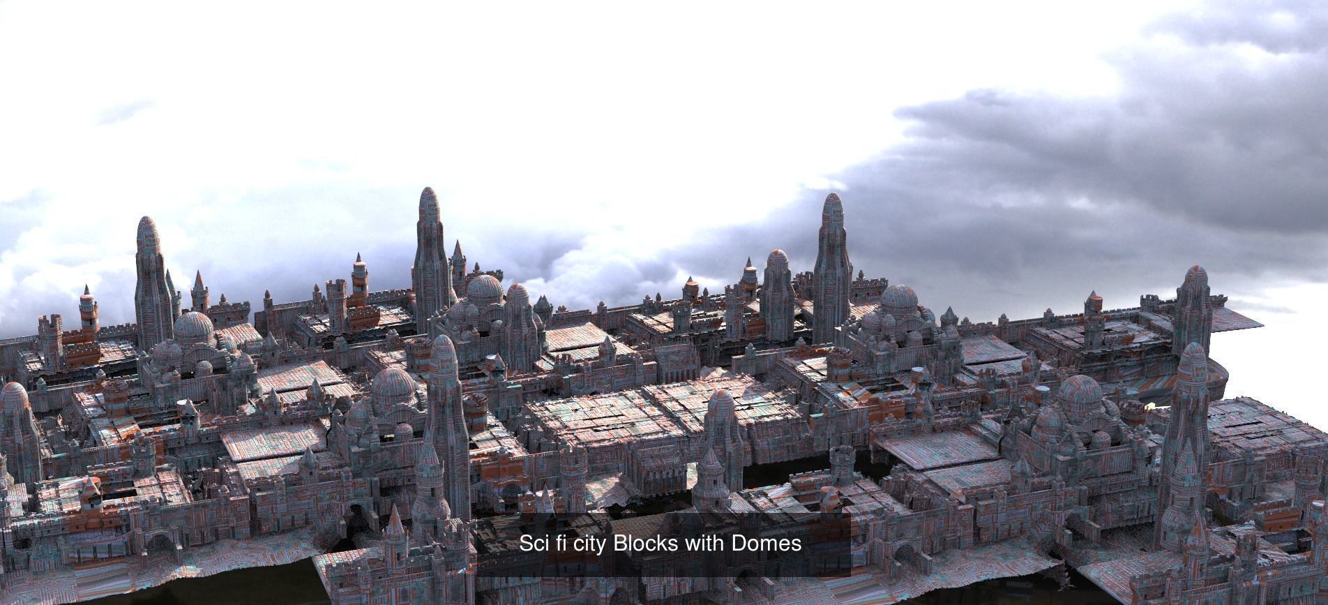 Architecture Fantasy Historical Dome Collection  _5