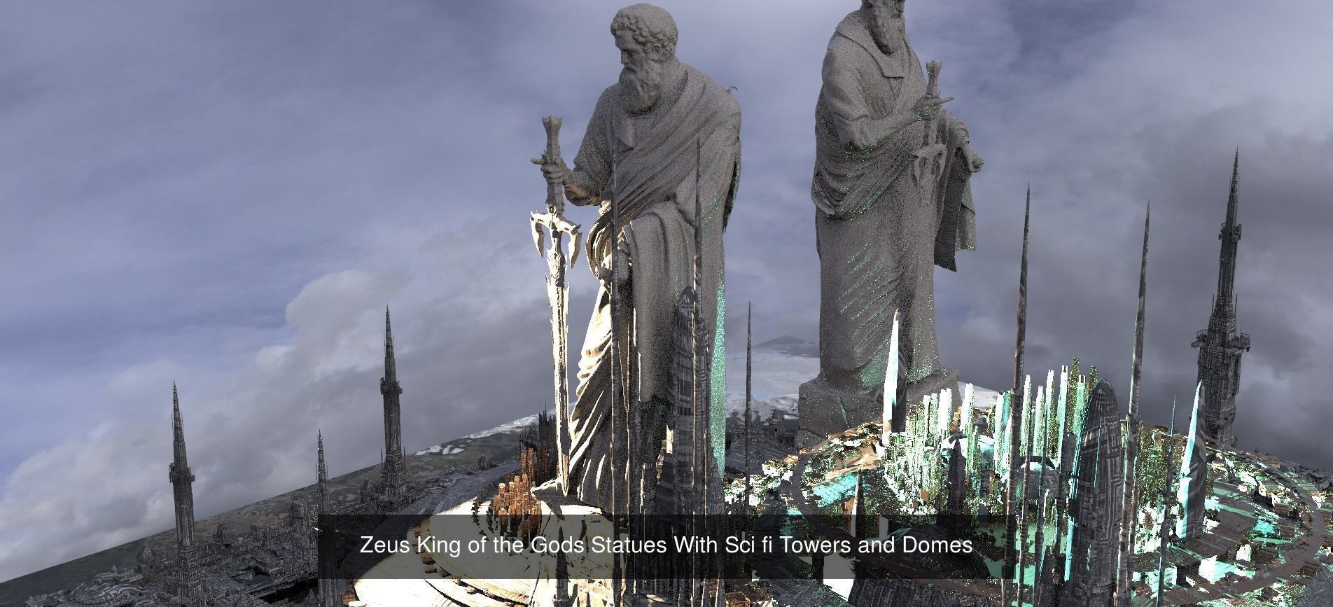 Architecture Fantasy Historical Dome Collection  _8