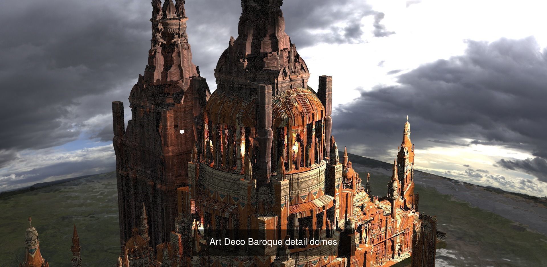 Architecture Fantasy Historical Dome Collection  _21