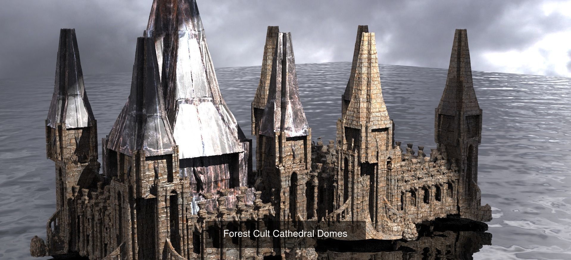 Architecture Fantasy Historical Dome Collection  _23