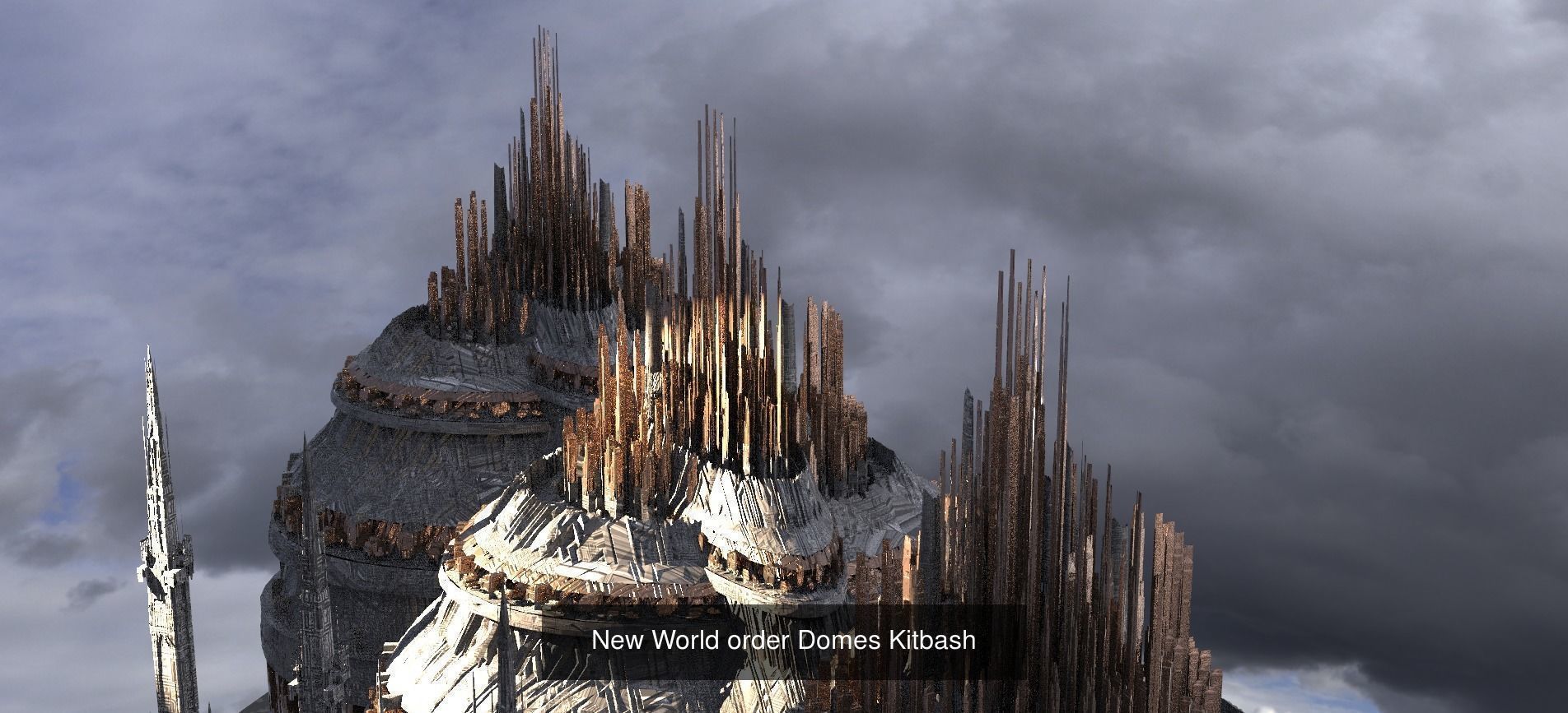 Architecture Fantasy Historical Dome Collection  _9