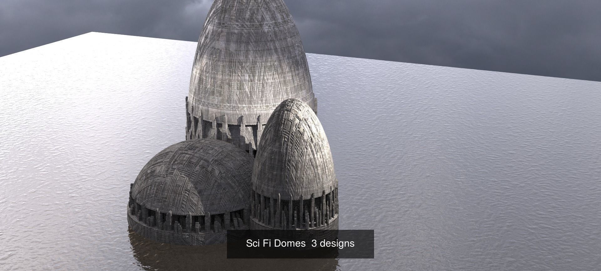 Architecture Fantasy Historical Dome Collection  _4