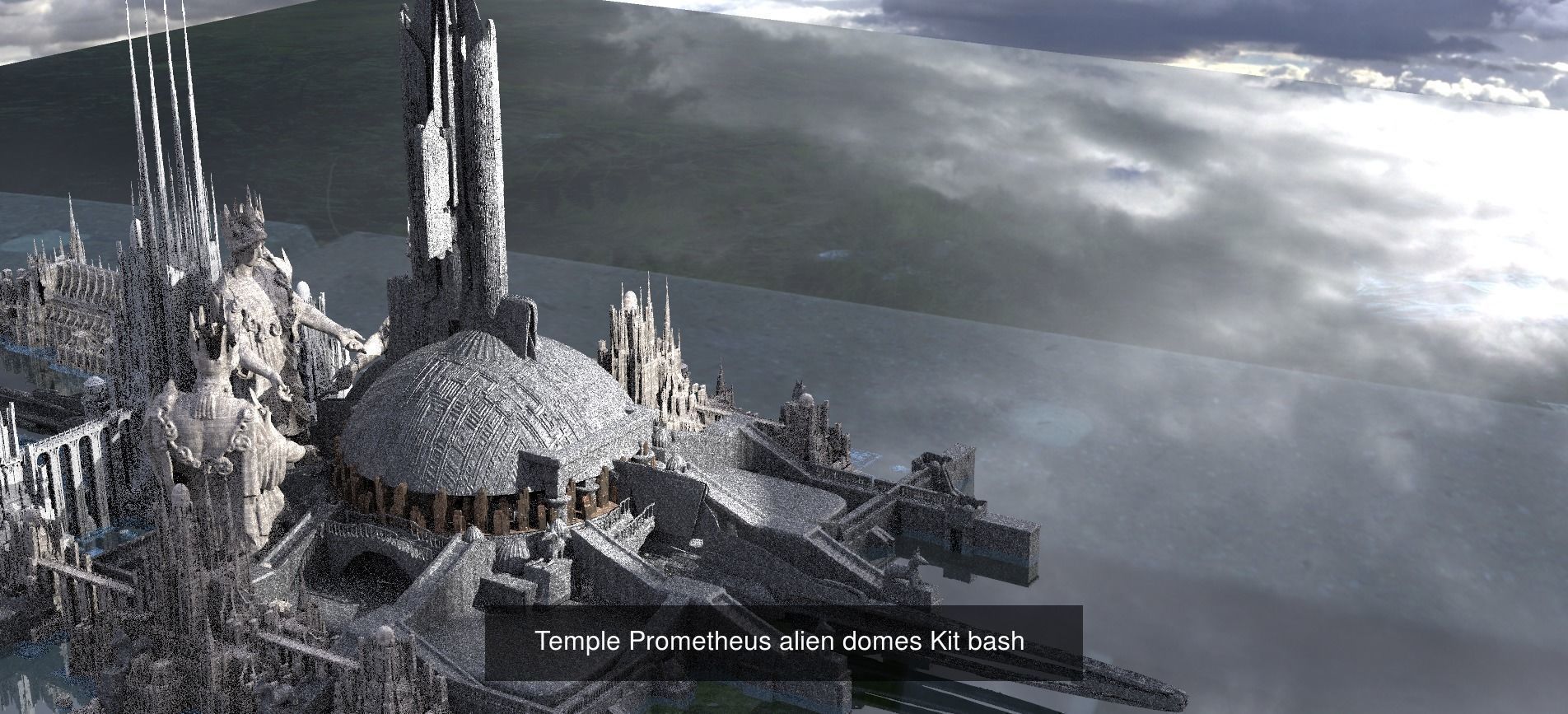 Architecture Fantasy Historical Dome Collection  _12