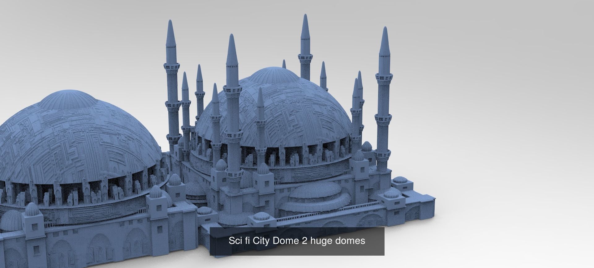 Architecture Fantasy Historical Dome Collection  _11