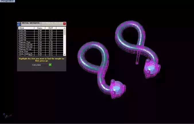 light weight diamond earrings  studs high quality 3d model