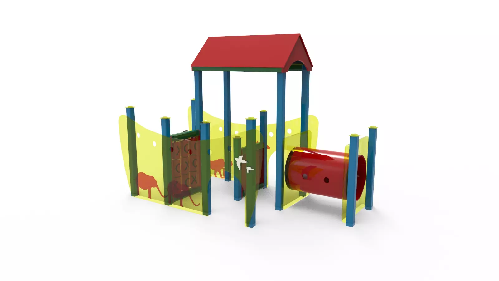 playground equipment 3D model_0