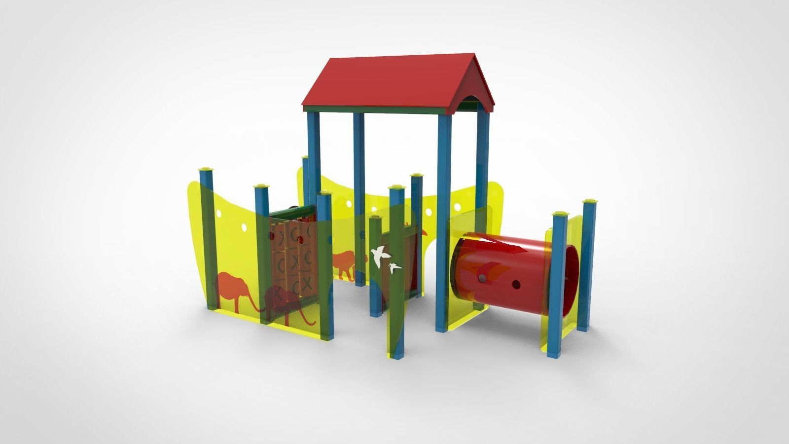 playground equipment 3D model_1