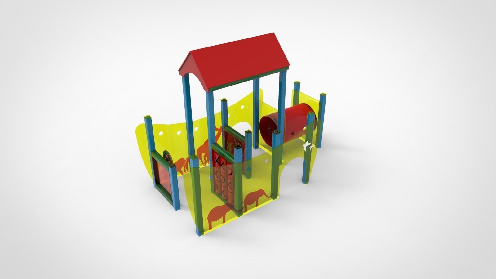 playground equipment 3D model_6