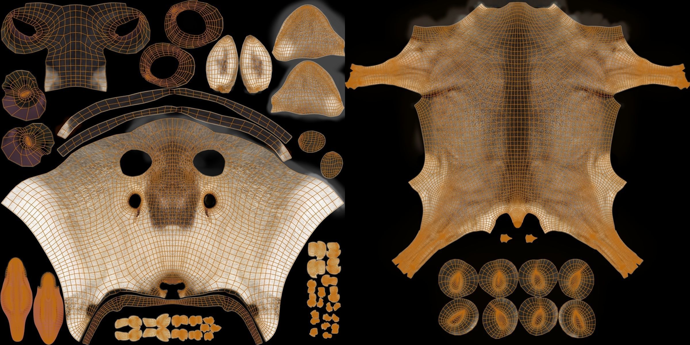 Mule Deer VFX Grace 3D model_29