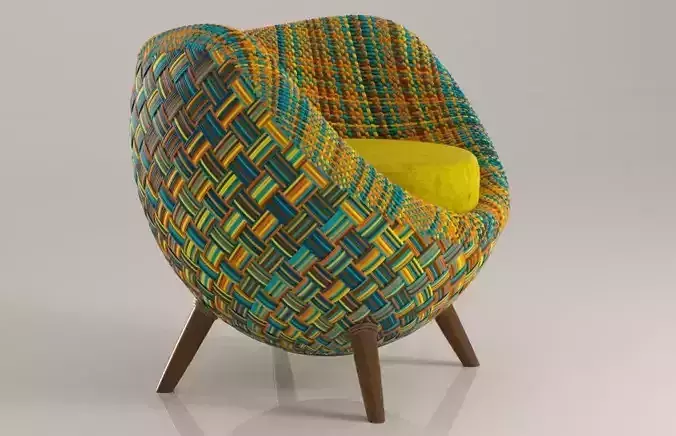 POLTRONA 100 VR1 3DMAX CORONA