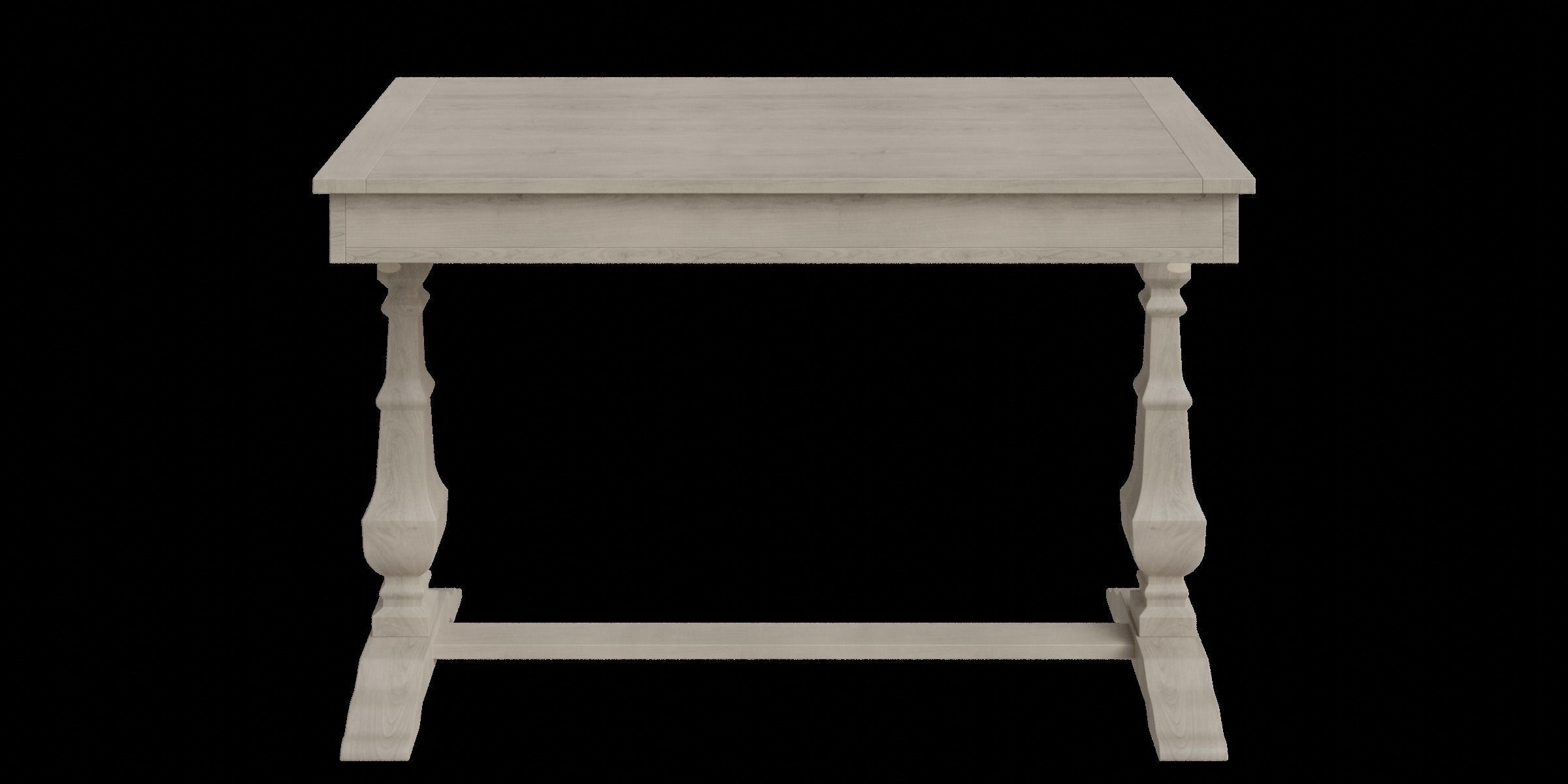 Bradding Desk Gray Low-poly 3D model_10