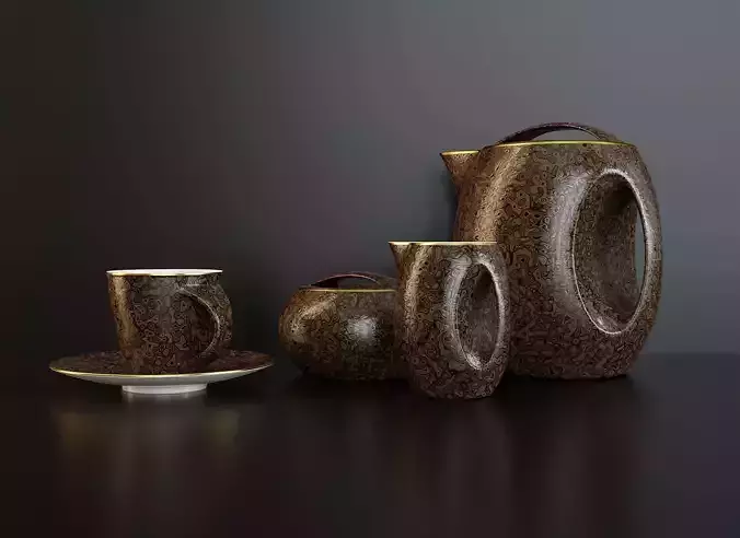 Modern ceramic tea set 24