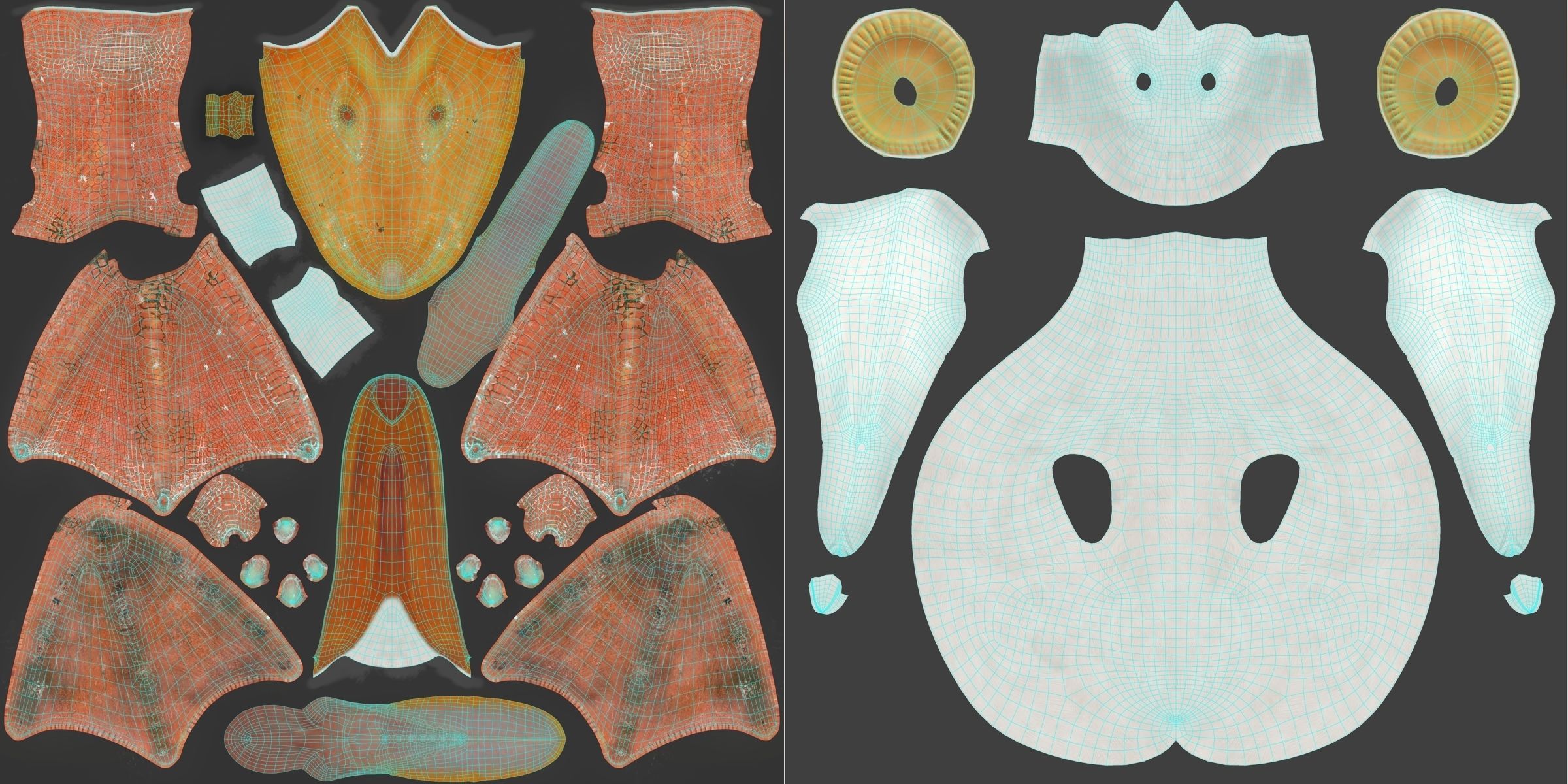 Duck Animated VFX Grace 3D model_33