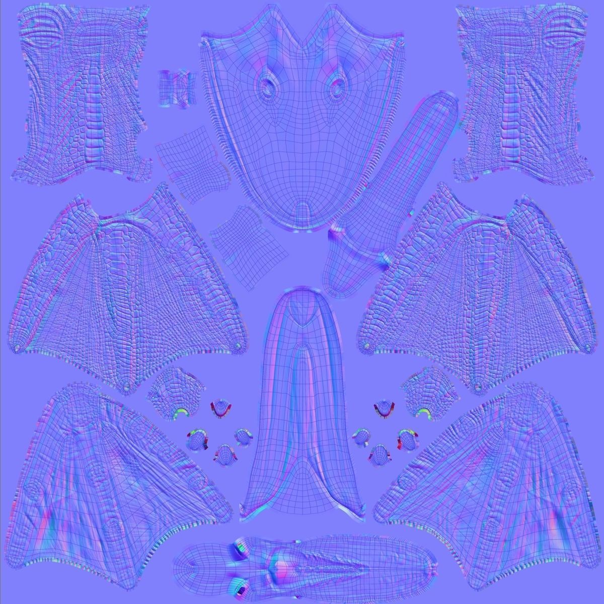 Duck Animated VFX Grace 3D model_34