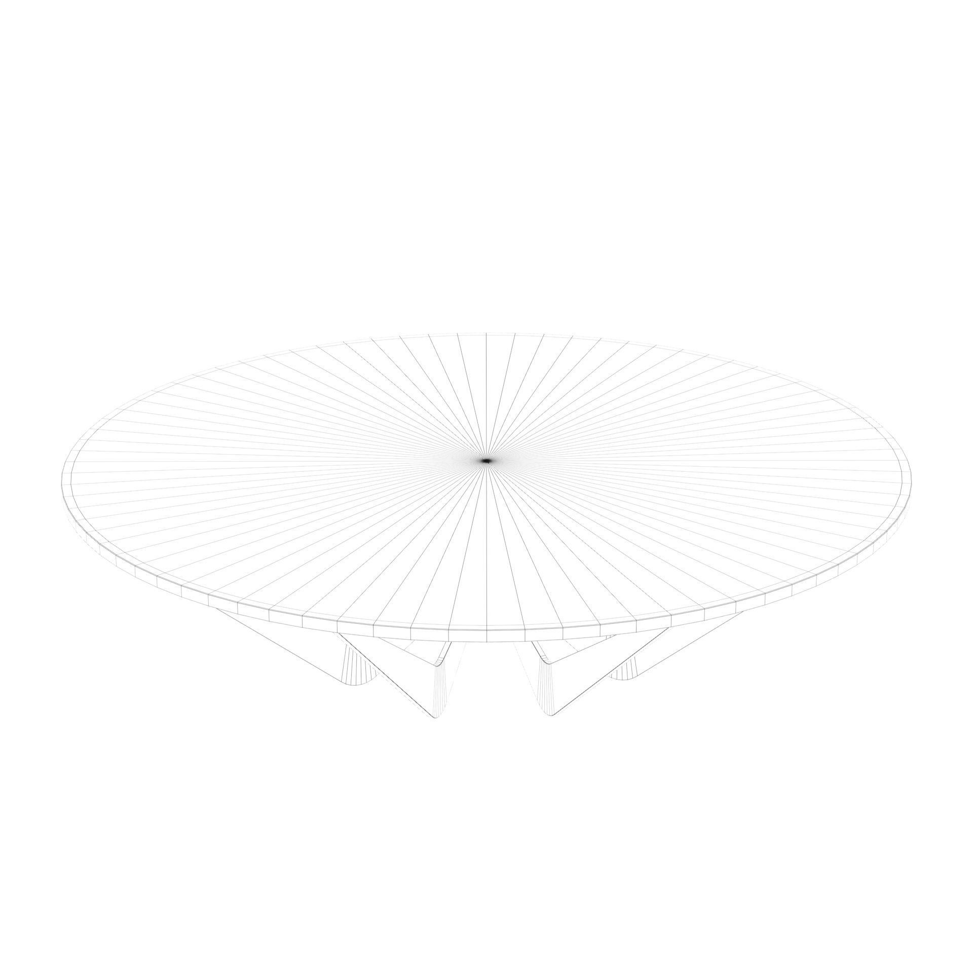 William T Georgis Whalebone Sofa and Coffee Table 3D model_11