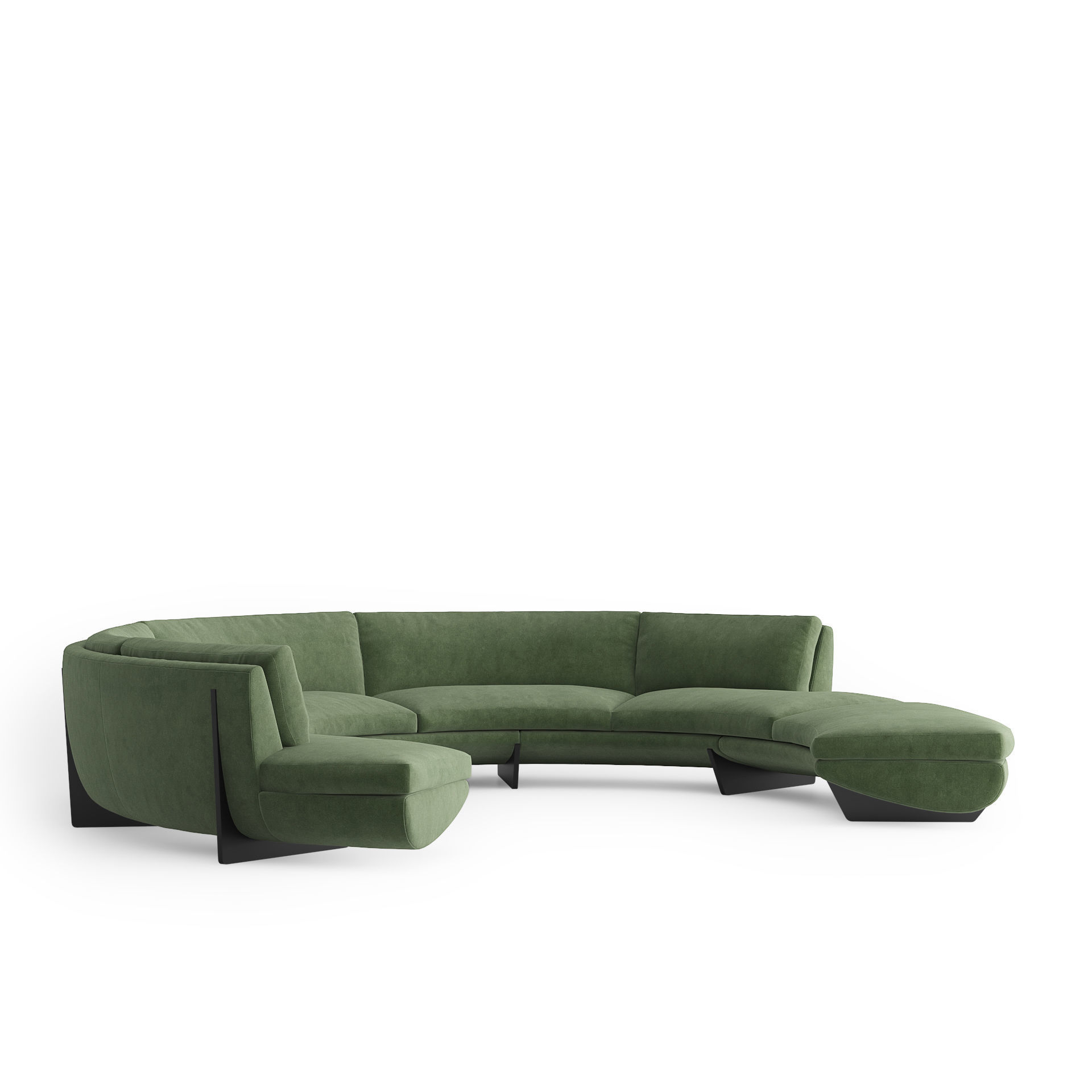 William T Georgis Whalebone Sofa and Coffee Table 3D model_1