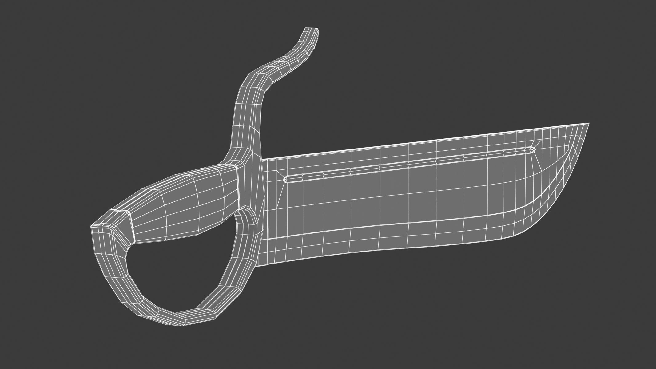 Butterfly Sword 01 3D model_6