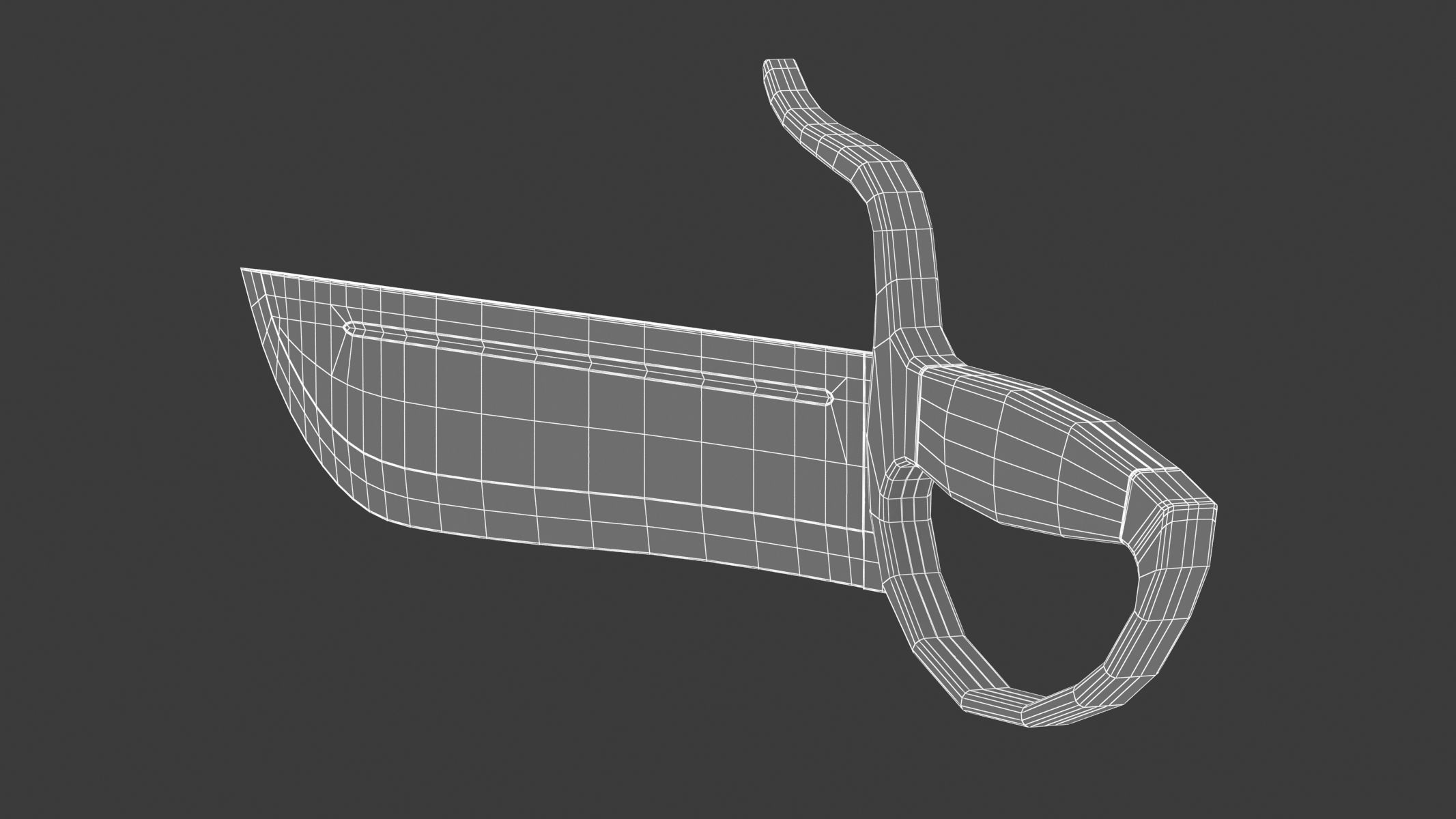 Butterfly Sword 01 3D model_7