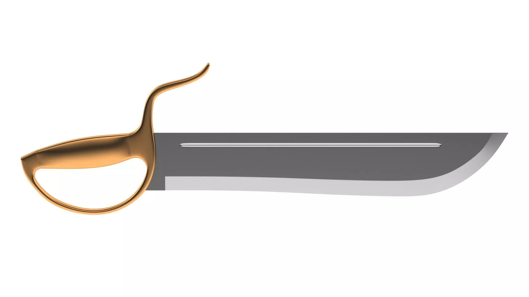 Butterfly Sword 01 3D model_0
