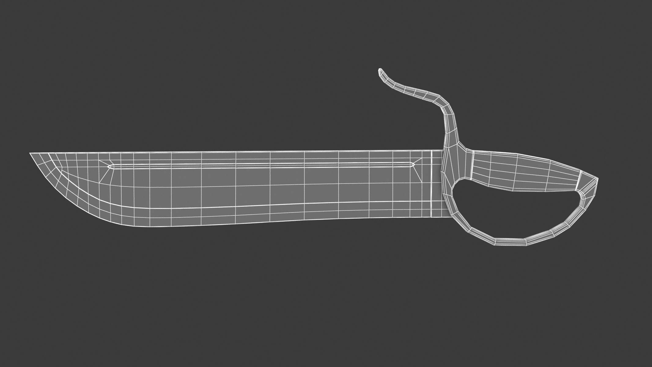 Butterfly Sword 01 3D model_8