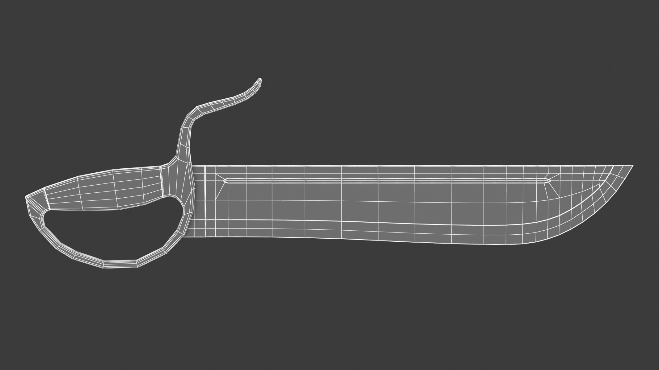 Butterfly Sword 01 3D model_5