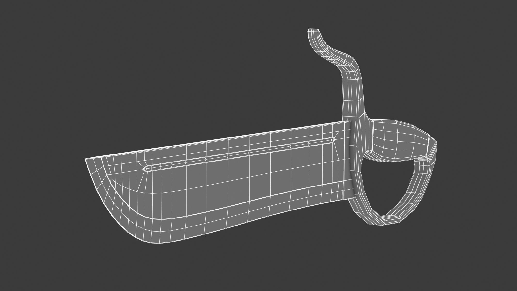 Butterfly Sword 01 3D model_9