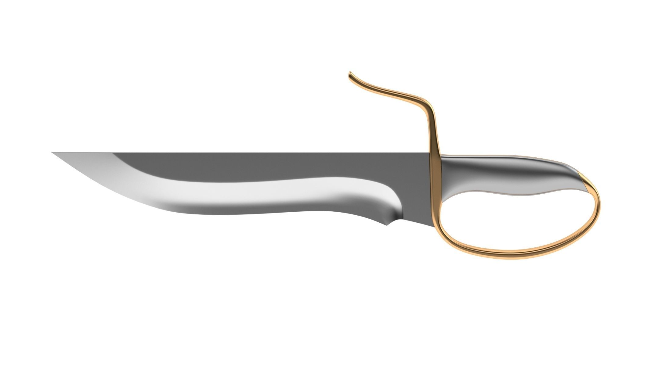 Butterfly Sword 02 3D model_3