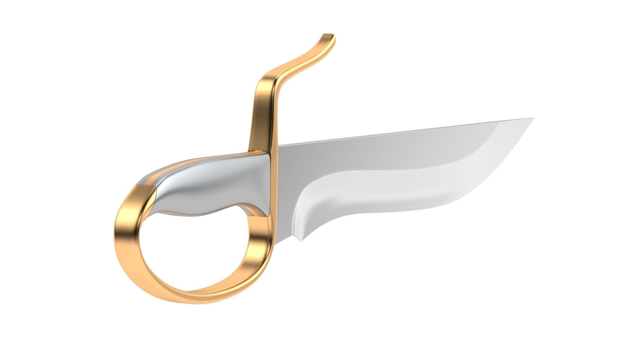 Butterfly Sword 02 3D model_1