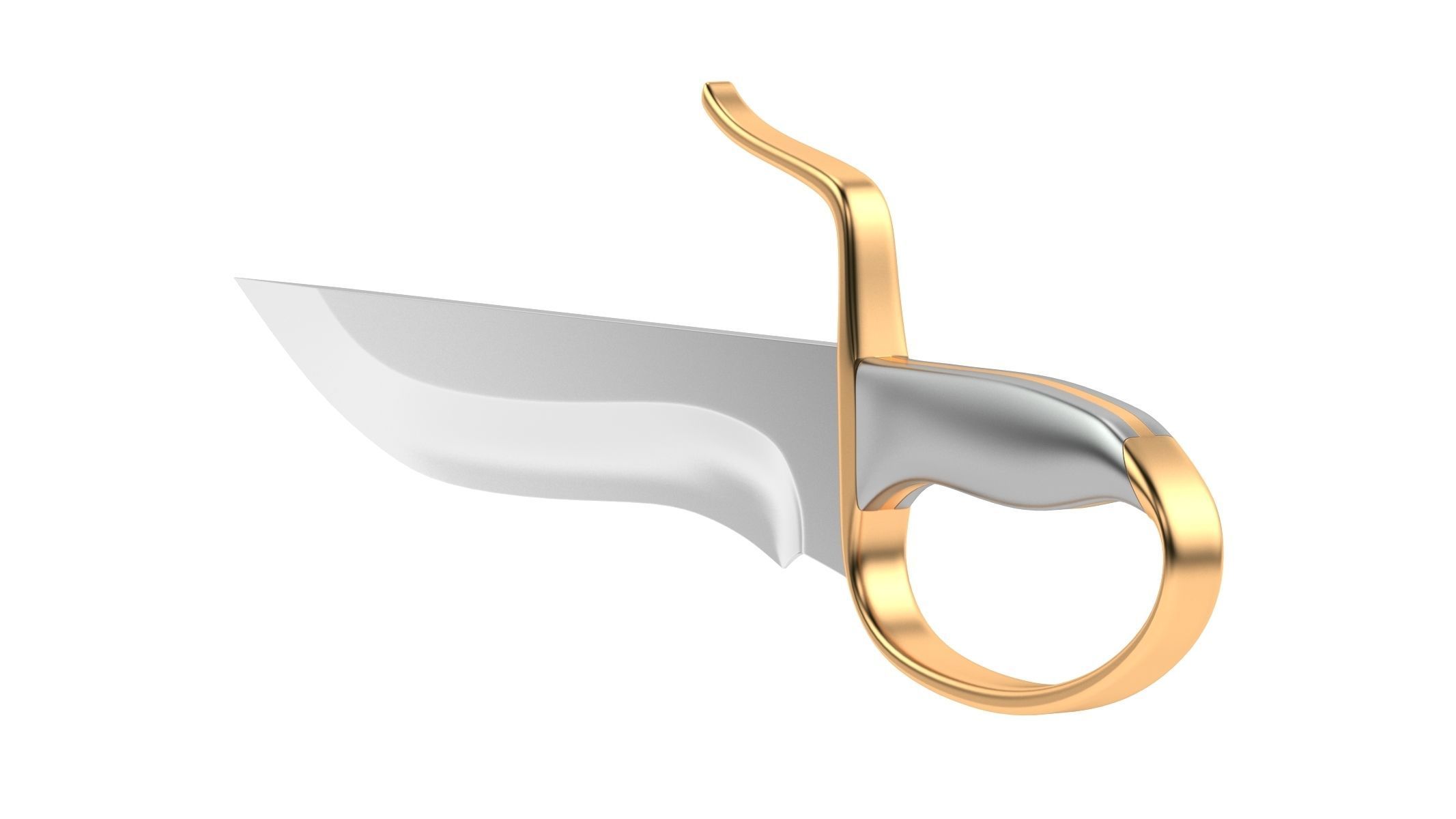 Butterfly Sword 02 3D model_2