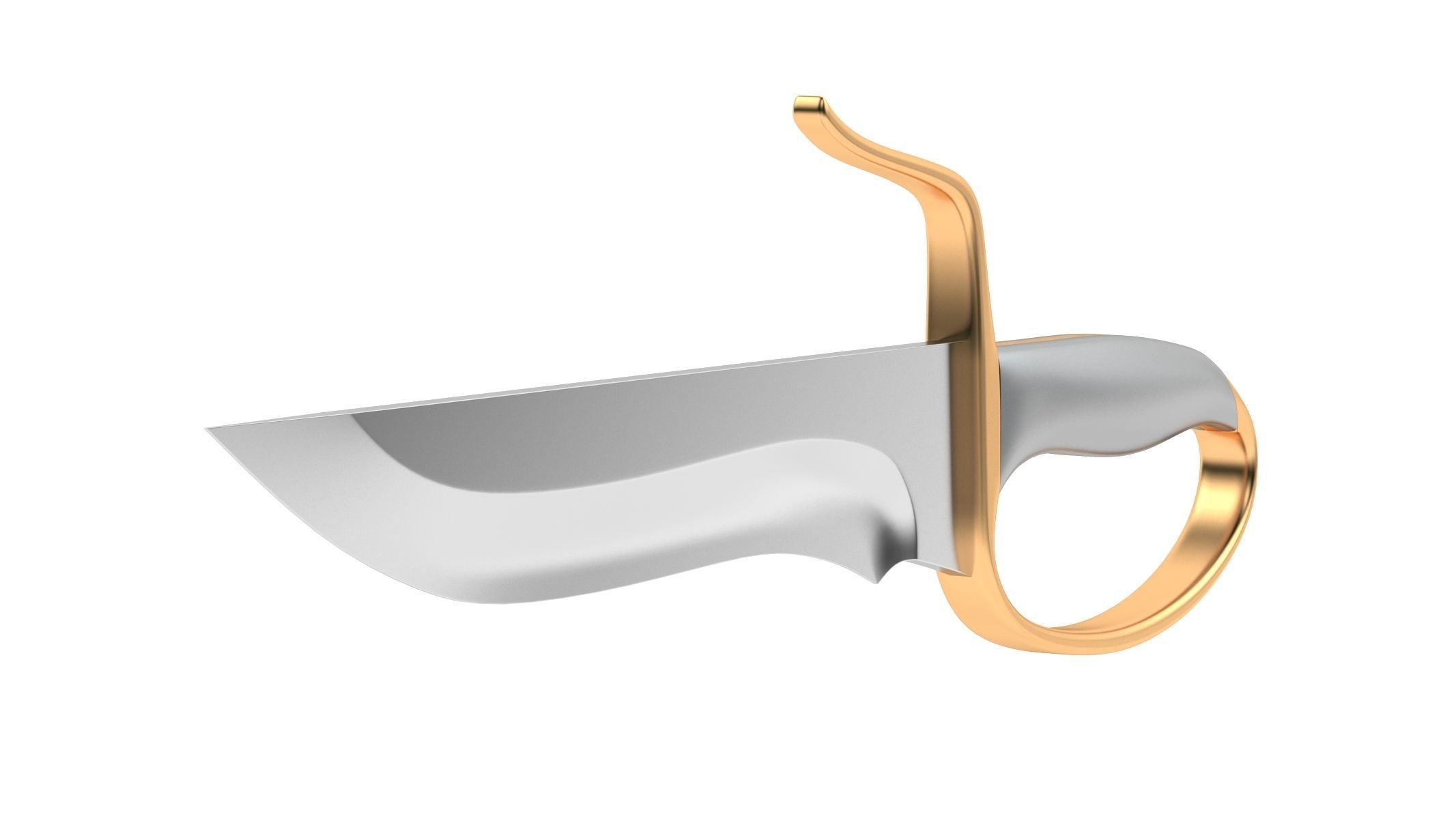 Butterfly Sword 02 3D model_4