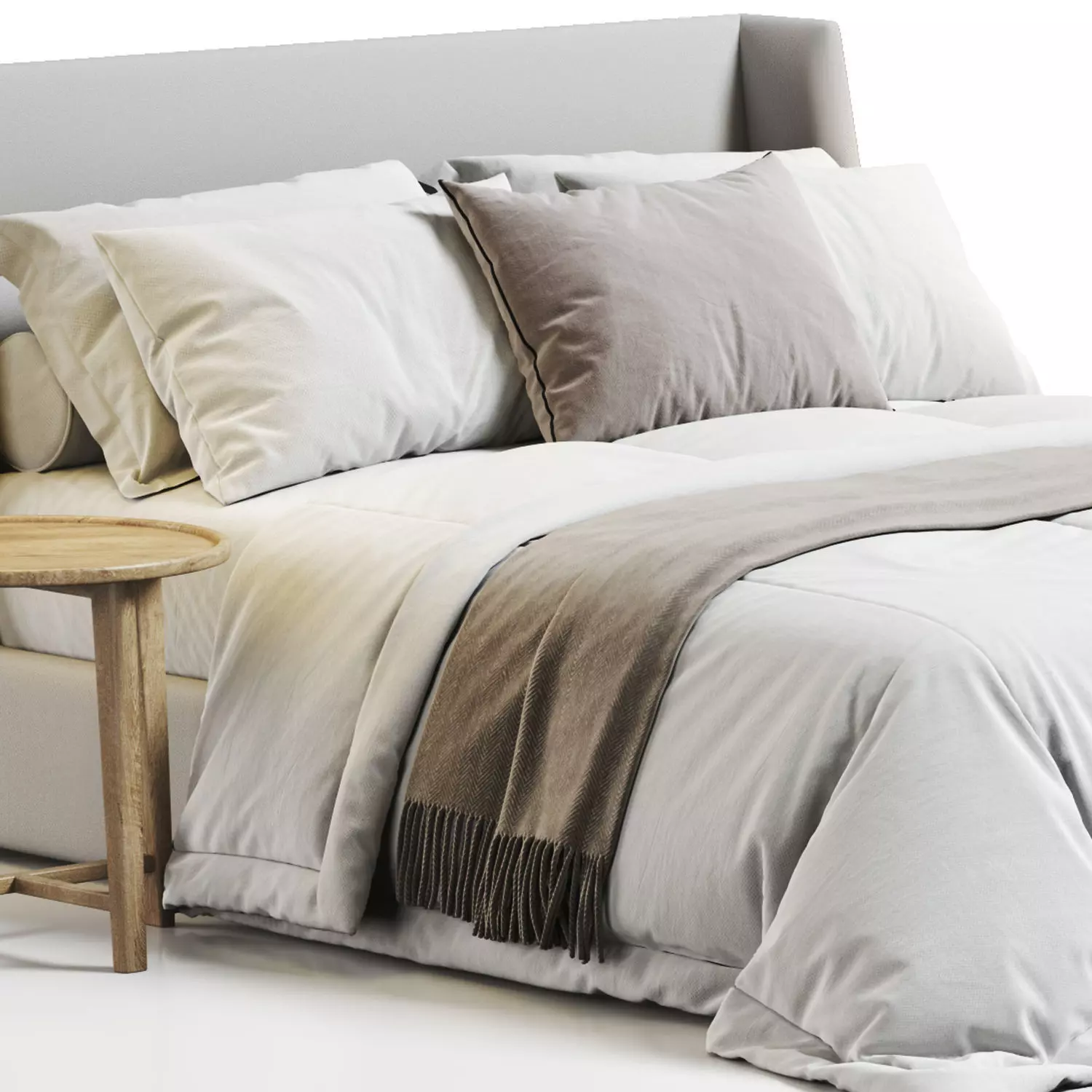 Chloe Bed 3D model_0