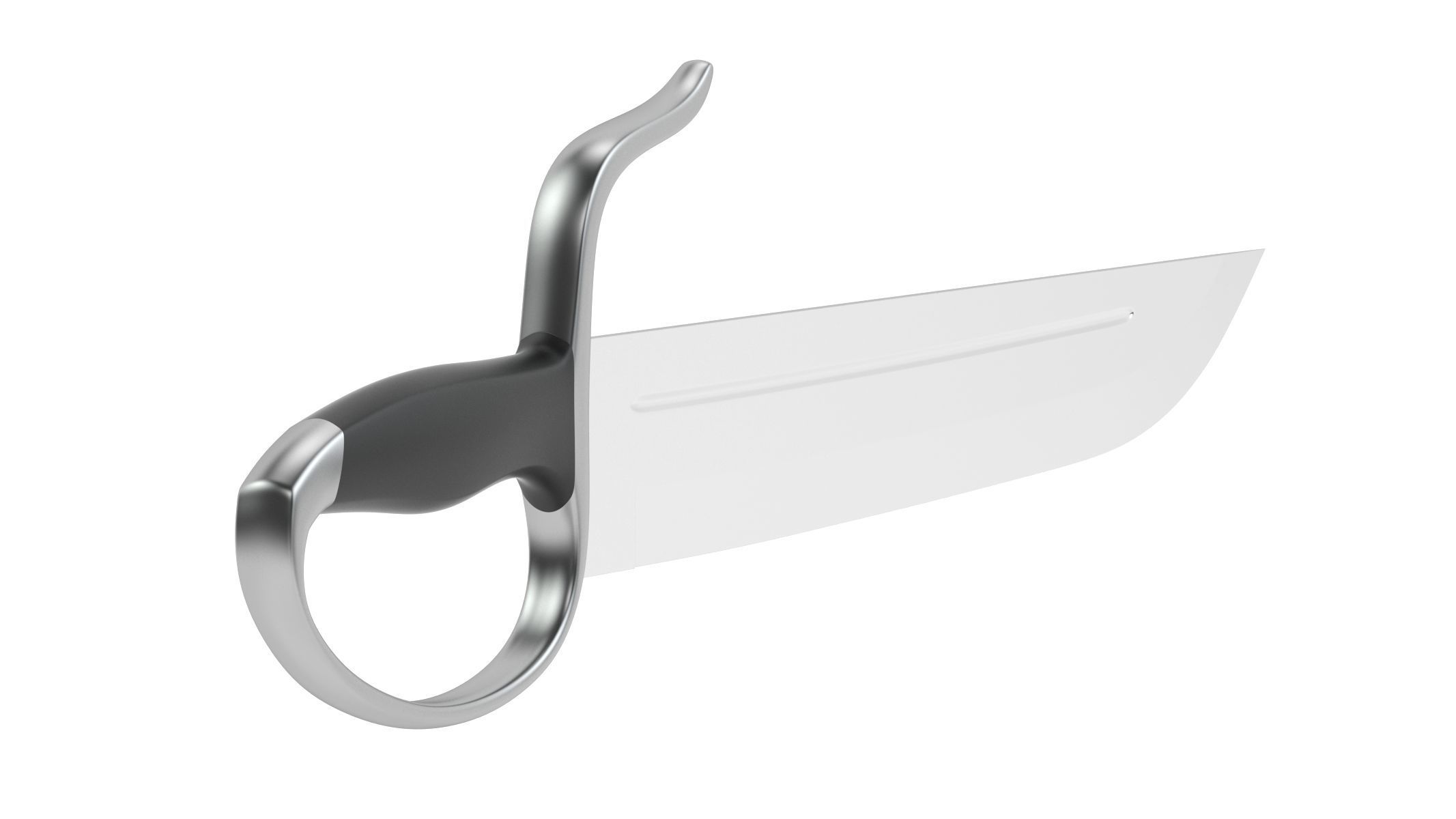 Butterfly Sword 04 3D model_1