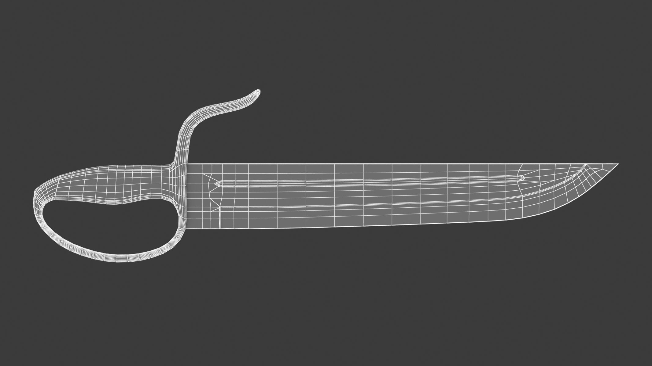 Butterfly Sword 04 3D model_5