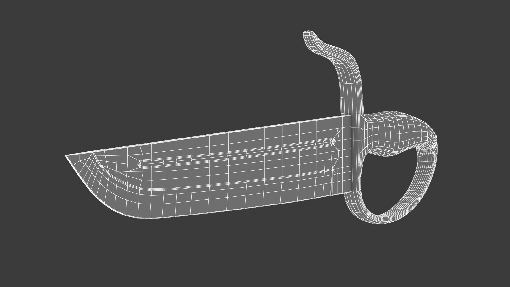 Butterfly Sword 04 3D model_9
